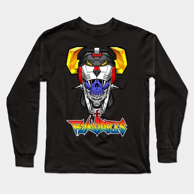 SkulliTron with RynoArts logo Long Sleeve T-Shirt by RynoArts